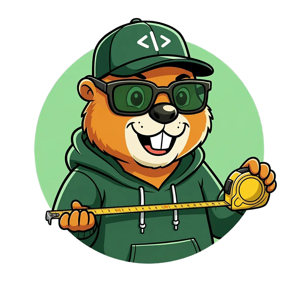 Responsive — beaver with devices